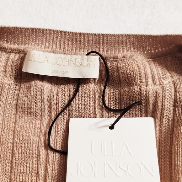 Ulla Johnson Beige Ruffle Cardigan - Picture 3 of 12
